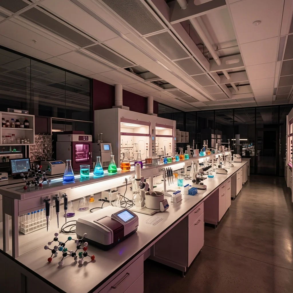 Pharmaceutical laboratory environment